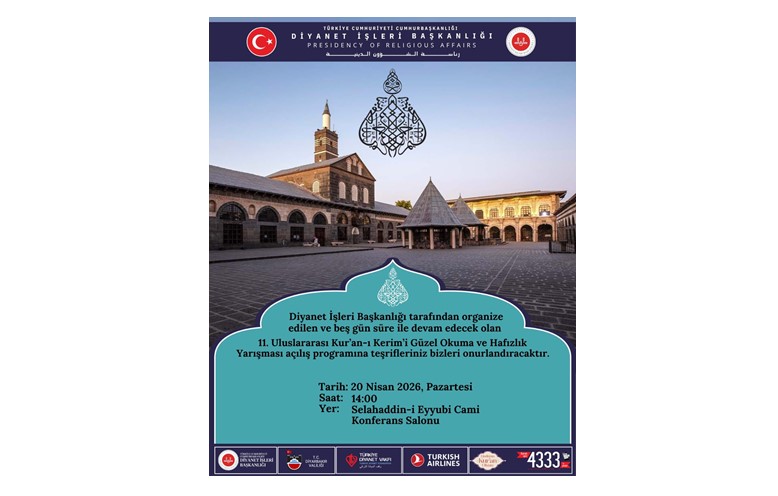 Diyarbakır’da Uluslararası Kur’an-ı Kerim Yarışması Başlıyor