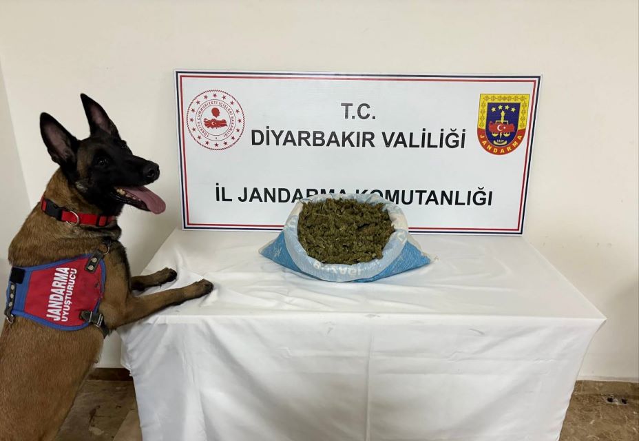 Diyarbakır’da 23 kilogram esrar ele geçirildi