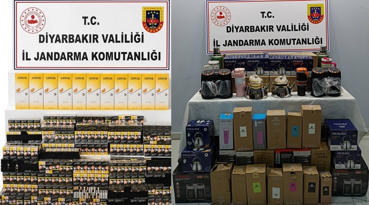 Diyarbakır’da kaçakçılık operasyonlarında 64 şüpheli hakkında yasal işlem yapıldı