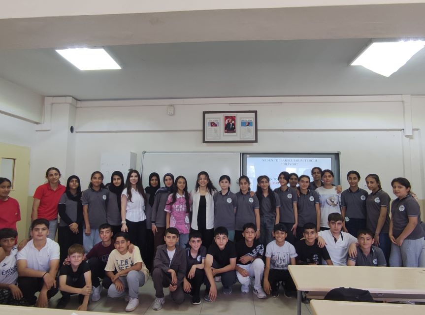 Diyarbakır’da geleceğin tarımı öğrencilerle buluştu