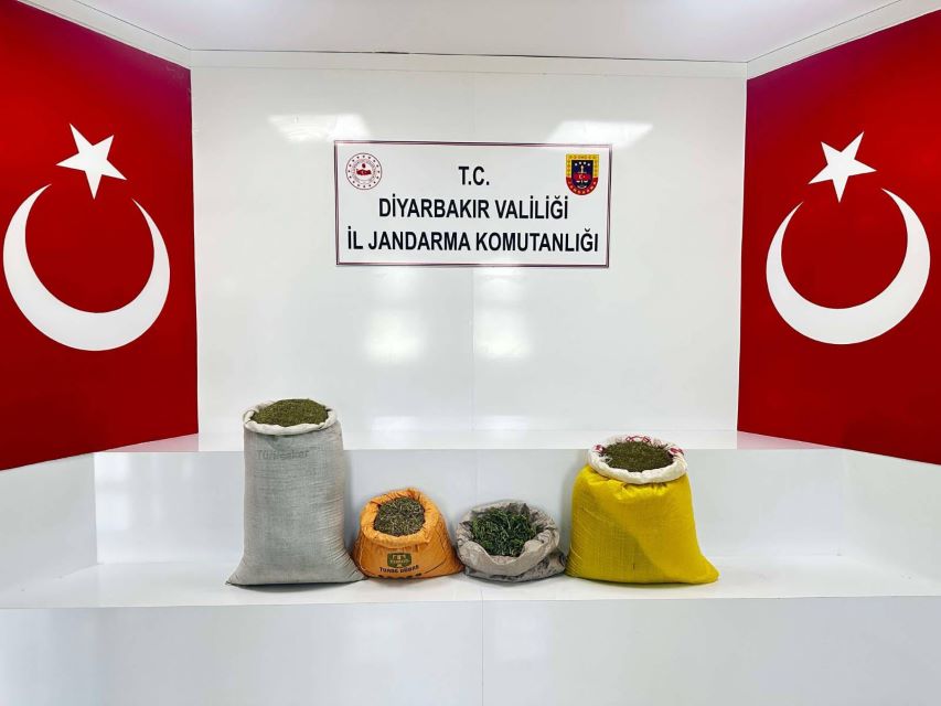 Diyarbakır’da uyuşturucu operasyonlarında 35 şüpheli hakkında yasal işlem yapıldı