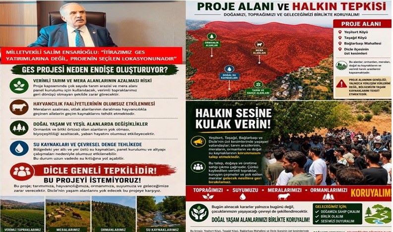 Milletvekili Salim Ensarioğlu: “İtirazımız GES yatırımlarına değil, projenin seçilen lokasyonunadır”