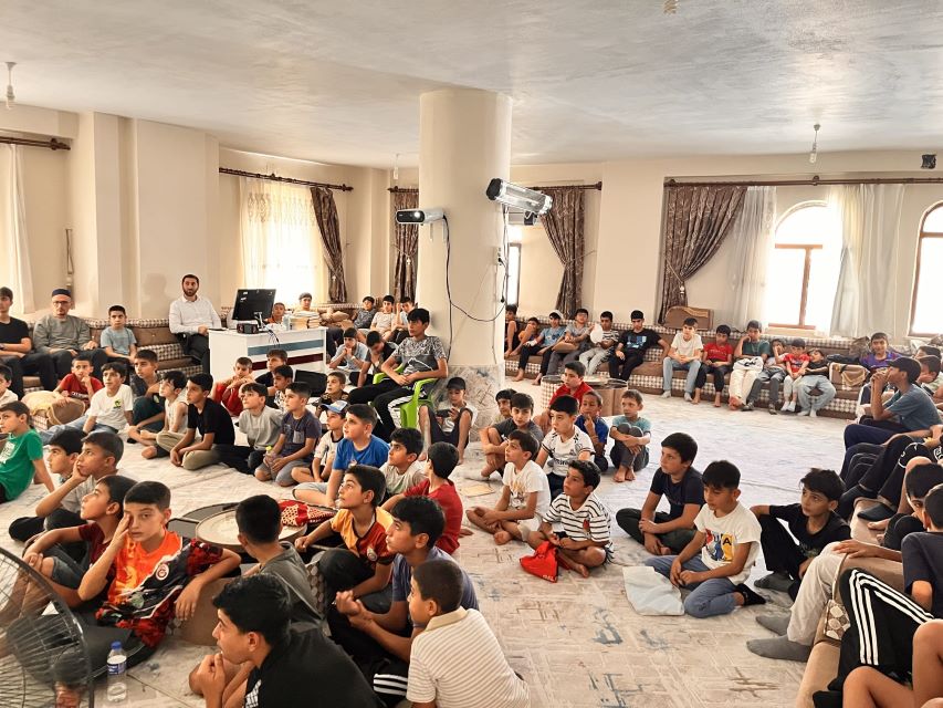 Dicle’de Kur’an kursu öğrencileri Diyanet Gençlik Merkezi’nde bir araya geldi