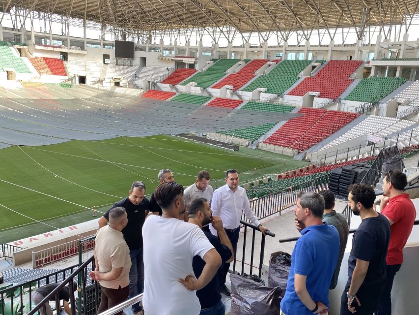 Diyarbakır Gençlik ve Spor İl Müdürü Cenk Öztekin, Süper Lig Öncesi Stadyumda Devam Eden Çalışmaları Yerinde İnceledi