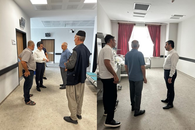 Kaymakam Mustafa Atış’tan Dicle Devlet Hastanesi’ne ziyaret