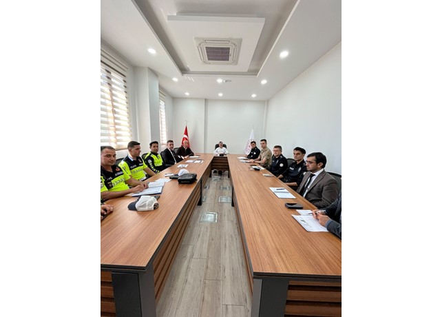 Dicle’de okul güvenliği toplantısı yapıldı