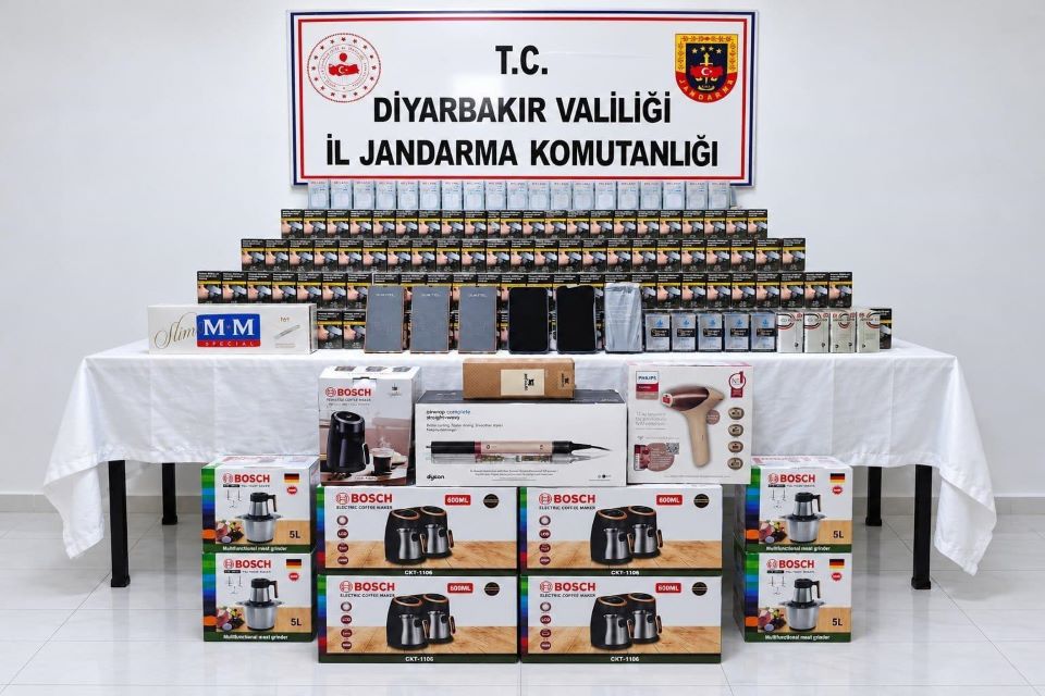 Diyarbakır’da kaçakçılık operasyonlarında 32 şüpheli hakkında yasal işlem yapıldı